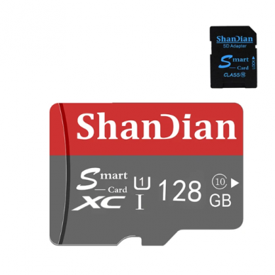 128 GB Micro SD tipo atminties kortelė
