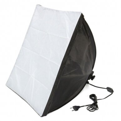 1 stovas su soft box (1 lempa) 2