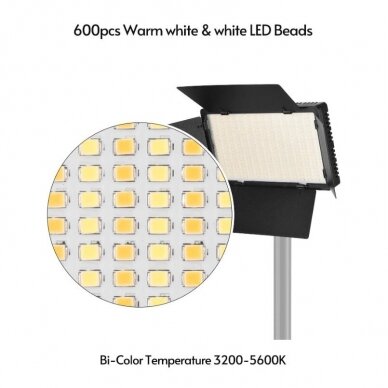 Andoer LED-600 šviestuvas 4