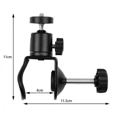 „Andoer Super Clamp Mount“ U formos tvirtinimo spaustukas