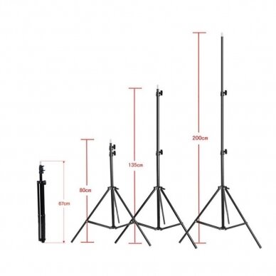 stovai su 4 apšvietimo lempomis (softbox) 6