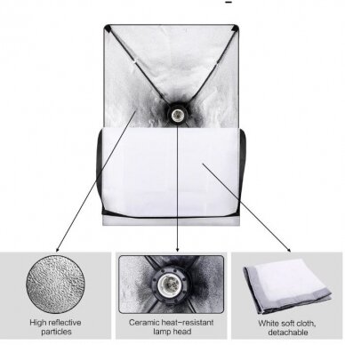 stovai su apšvietimo lempomis (softbox) 1